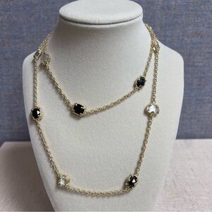 Judith Ripka Long Station Necklace 34”L NWT